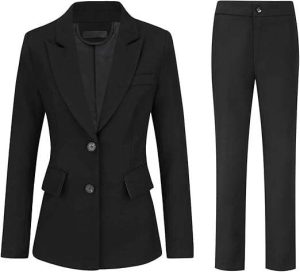 Women's Office Work Suit Blazer and Pants