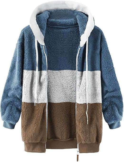 Winter Coats for Women Zip Hoodie
